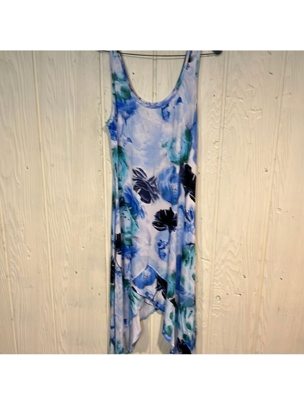 Marc New York Tank Maxi Dress Extra Large Blue Green
